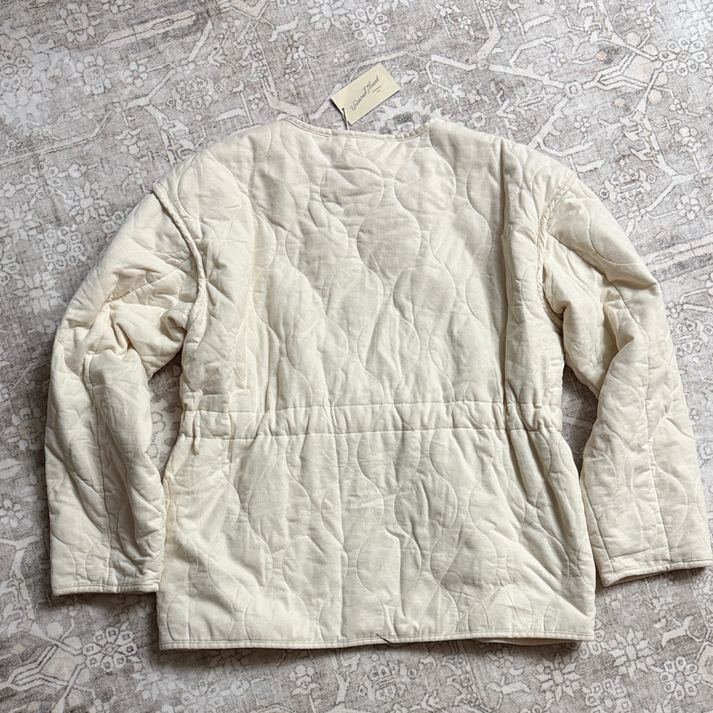 NWT Universal Threads Cream Quilted Women's Jacket Size XL - Picture 7 of 7